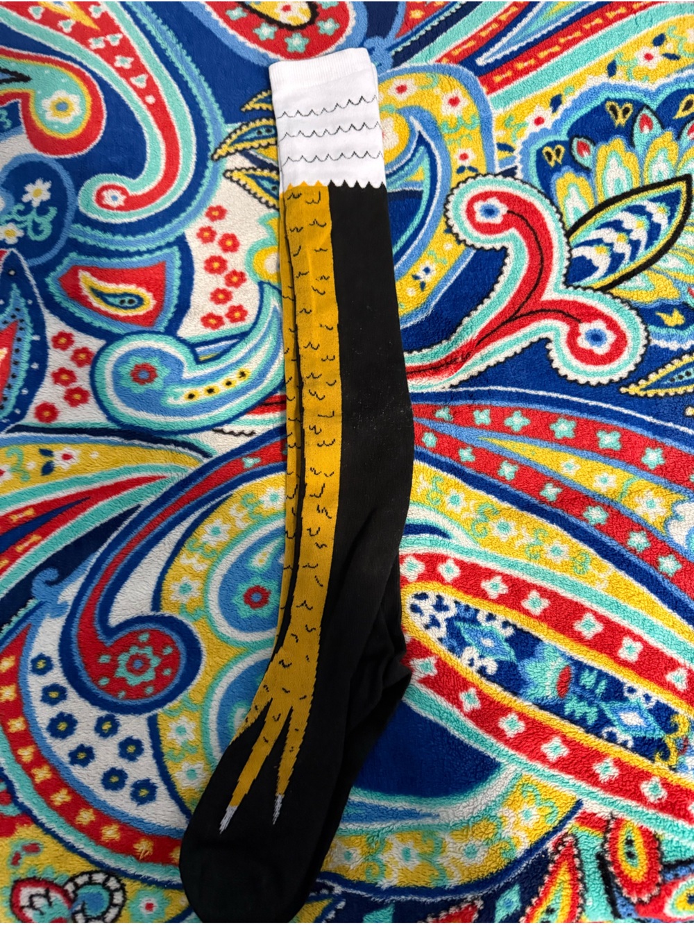 Crazy Chicken Knee High Socks NEW NWT